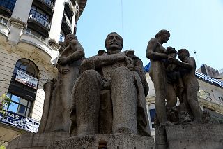 17 Statue Of General Roque Saenz Pena Near Plaza de Mayo Buenos Aires.jpg